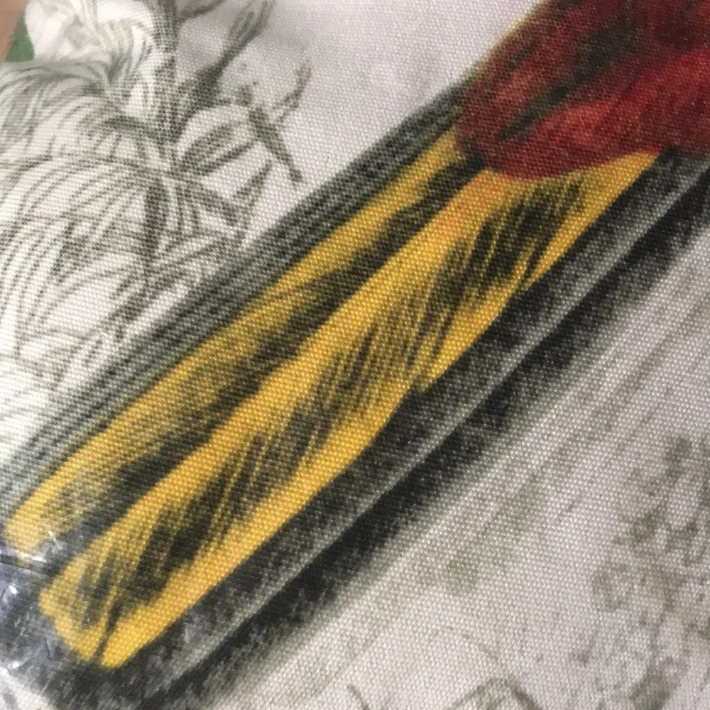 Pottery Barn Alaina Bird Large 20x20 Indoor/Outdoor Pillow with Florals … - Picture 11 of 15